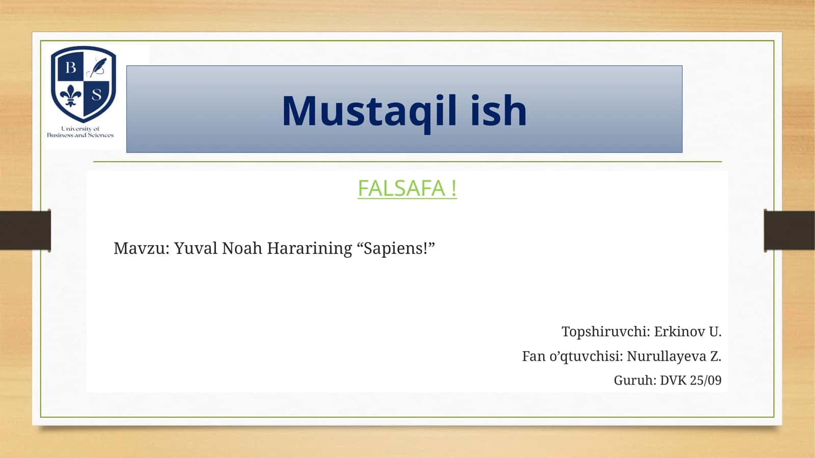 Sapiens 1