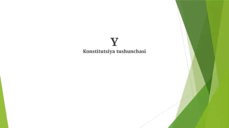Konstitutsiya tushunchasi 1