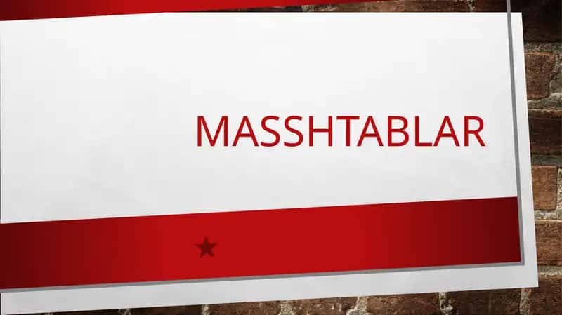 Masshtablar 1