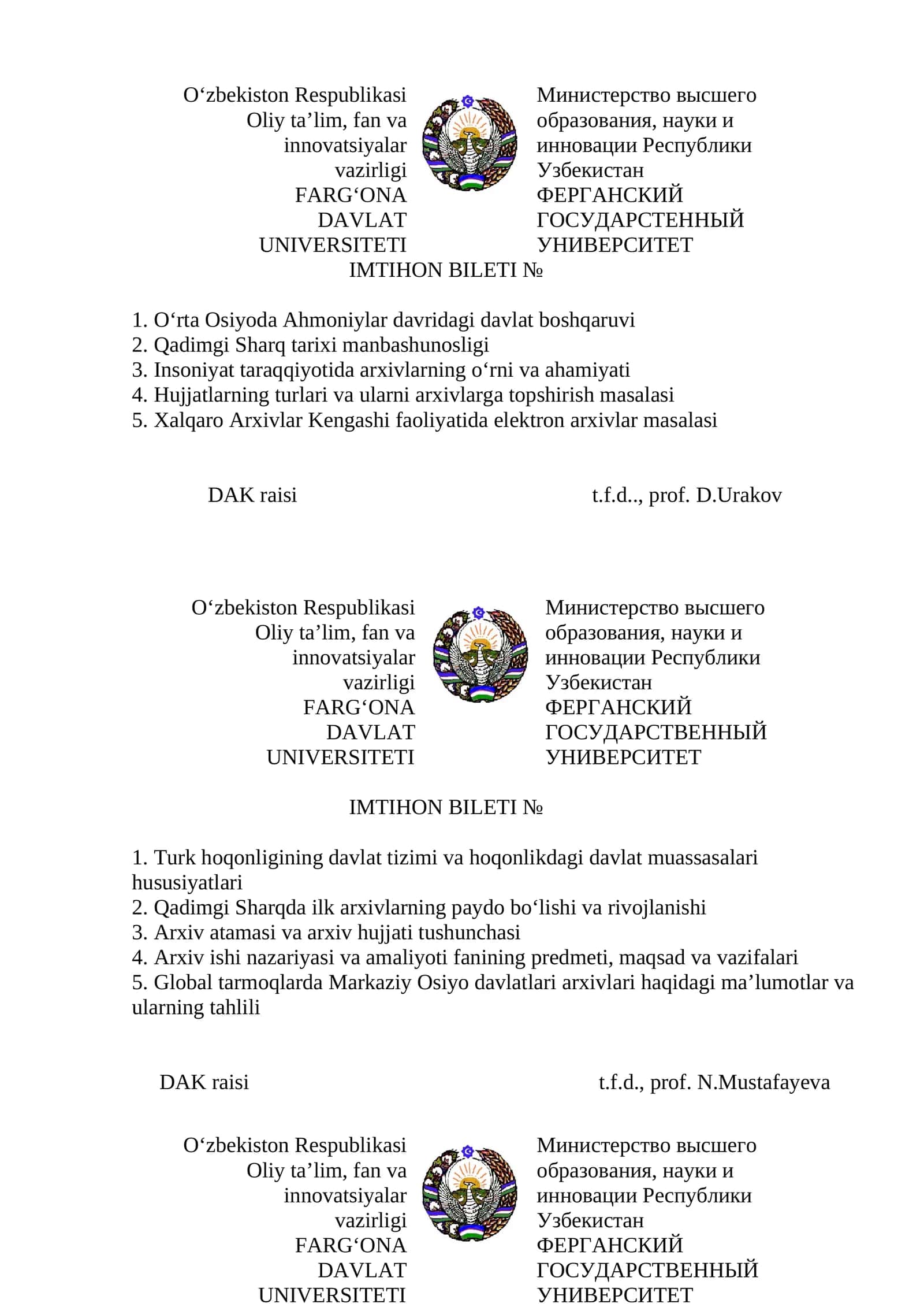Xalqaro Arxivlar Kengashi faoliyatida elektron arxivlar masalasi 1