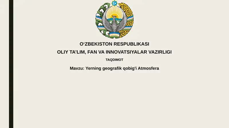 Yerning geografik qobiliyatlar 1