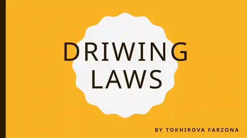 Driwing laws 1
