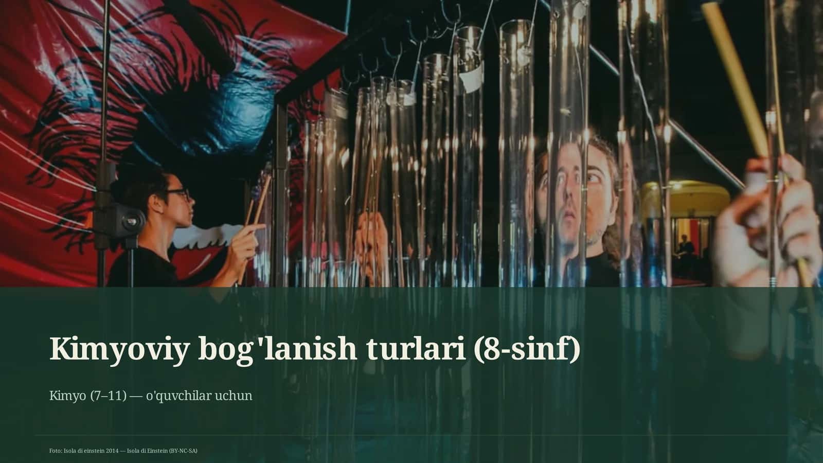 Kimyoviy bog'lanish turlari (8-sinf) 1