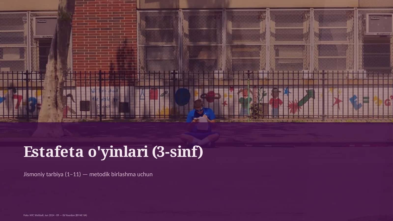 Estafeta o'yinlari (3-sinf) 1
