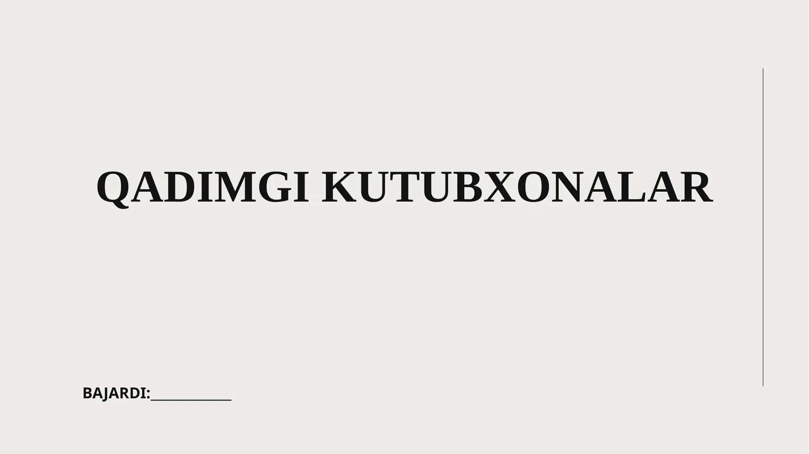 QADIMGI KUTUBXONALAR 1