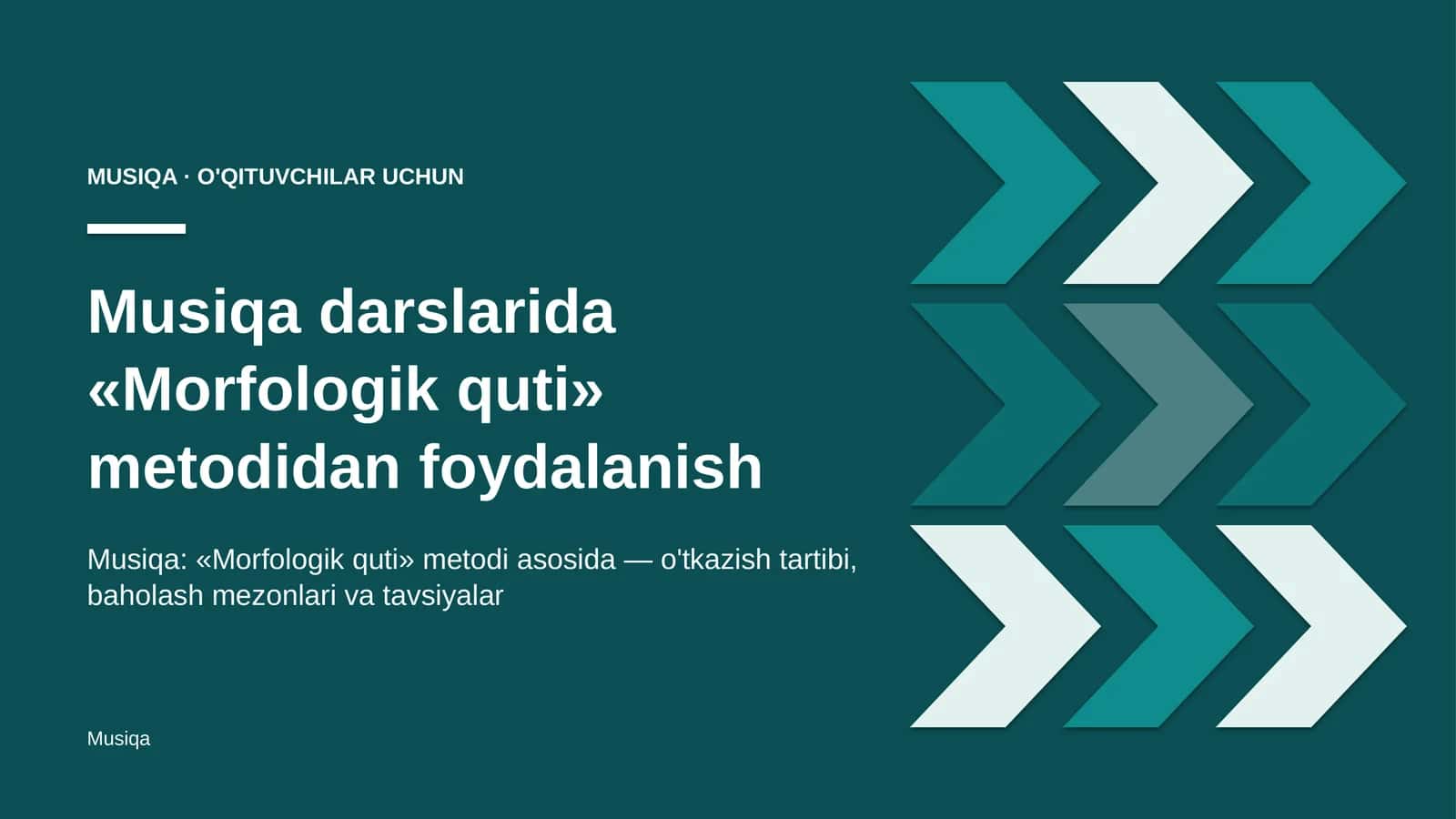 musiqa darslarida morfologik quti metodidan foydalanish 5766 1