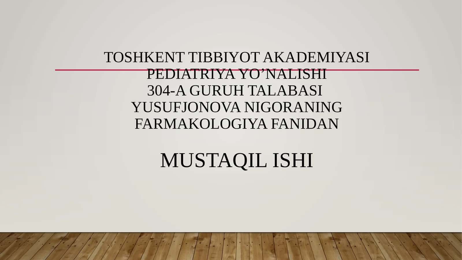 Parkinson kasalligining tanziqi 1