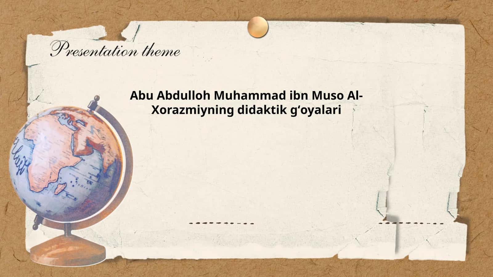 Abu Abdulloh Muhammad ibn Muso Al-Xorazmiyning didaktik gʻoyalari 1