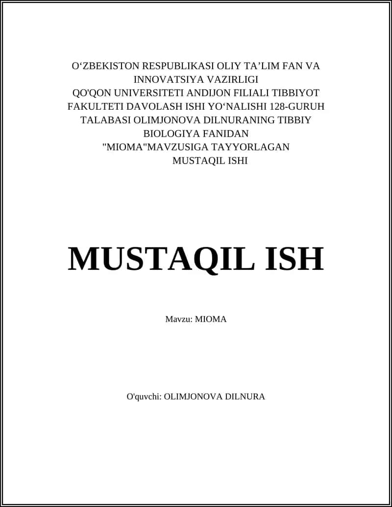 MIOMA 1