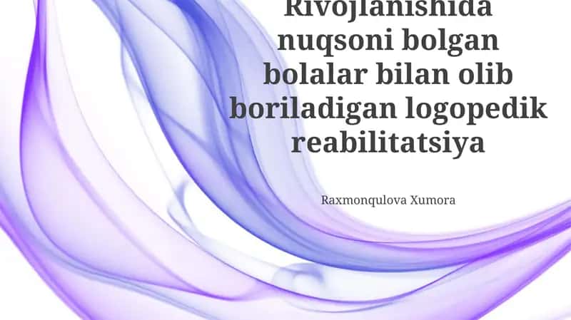 Davolash usullari va strategiyalari 1