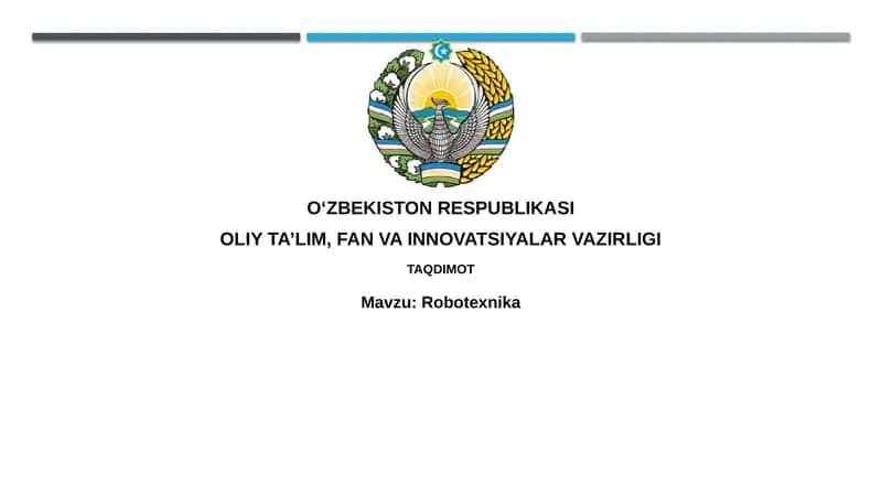 Robotexnika 1