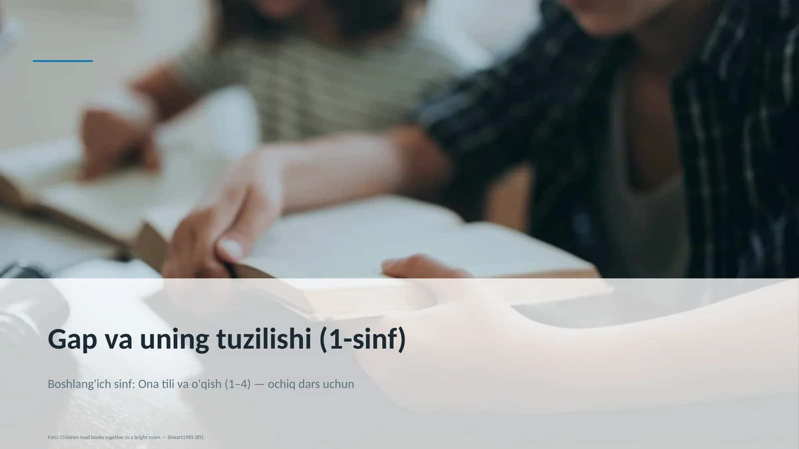 Gap va uning tuzilishi (1-sinf) 1