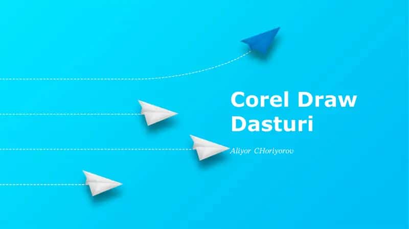 CorelDRAW Dasturi 1