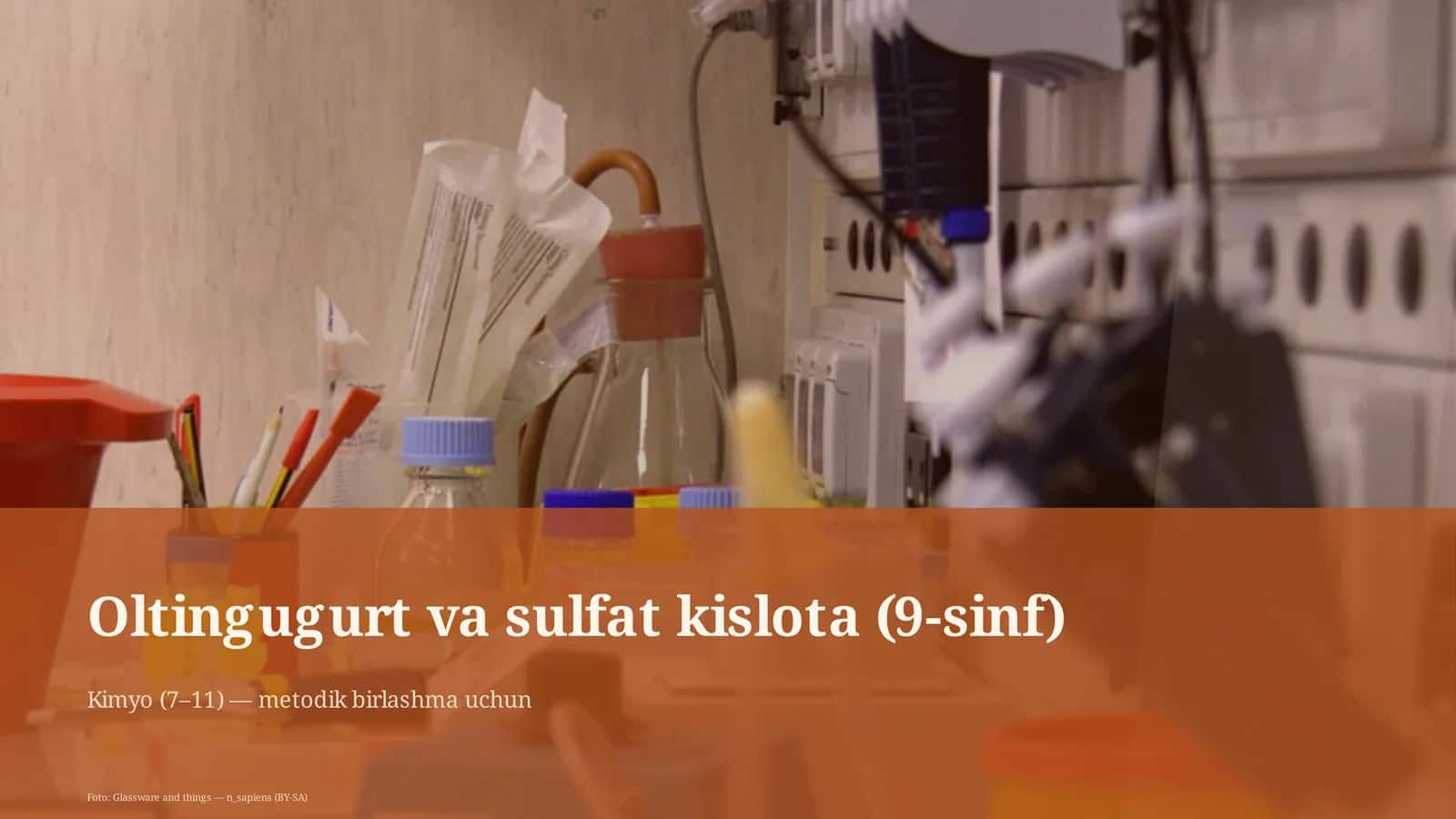 Oltingugurt va sulfat kislota (9-sinf) 1
