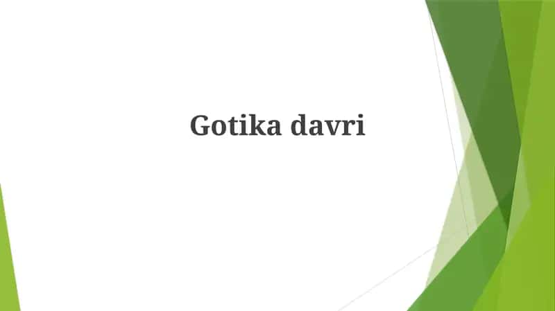 Gotikadavri 1