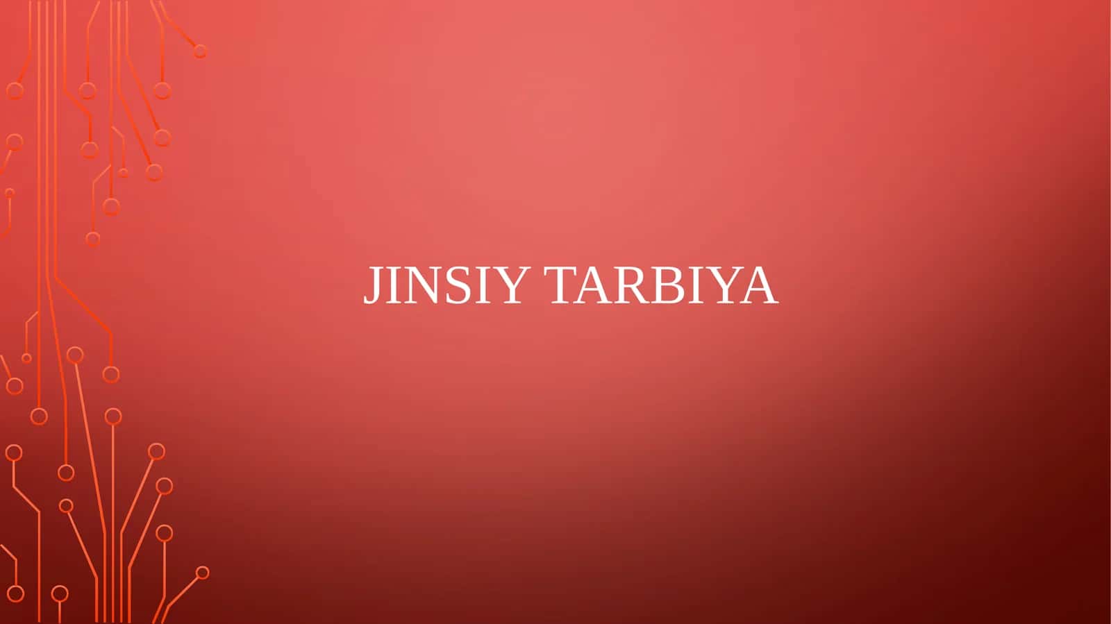 Jinsiy tarbiya 1
