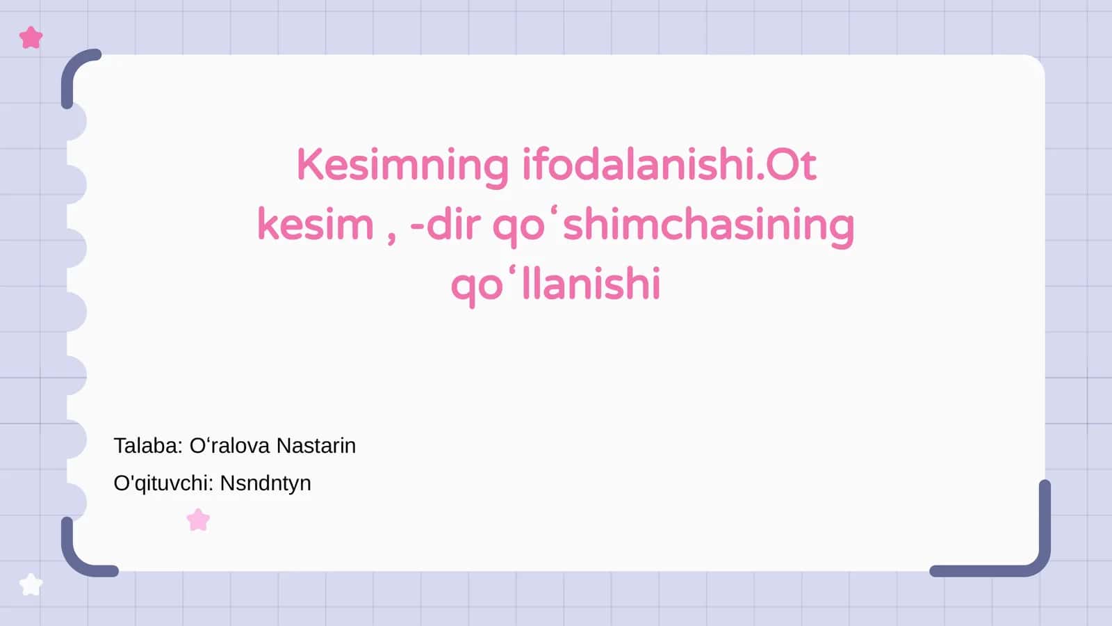 Ot kesim va uning vazifasi 1
