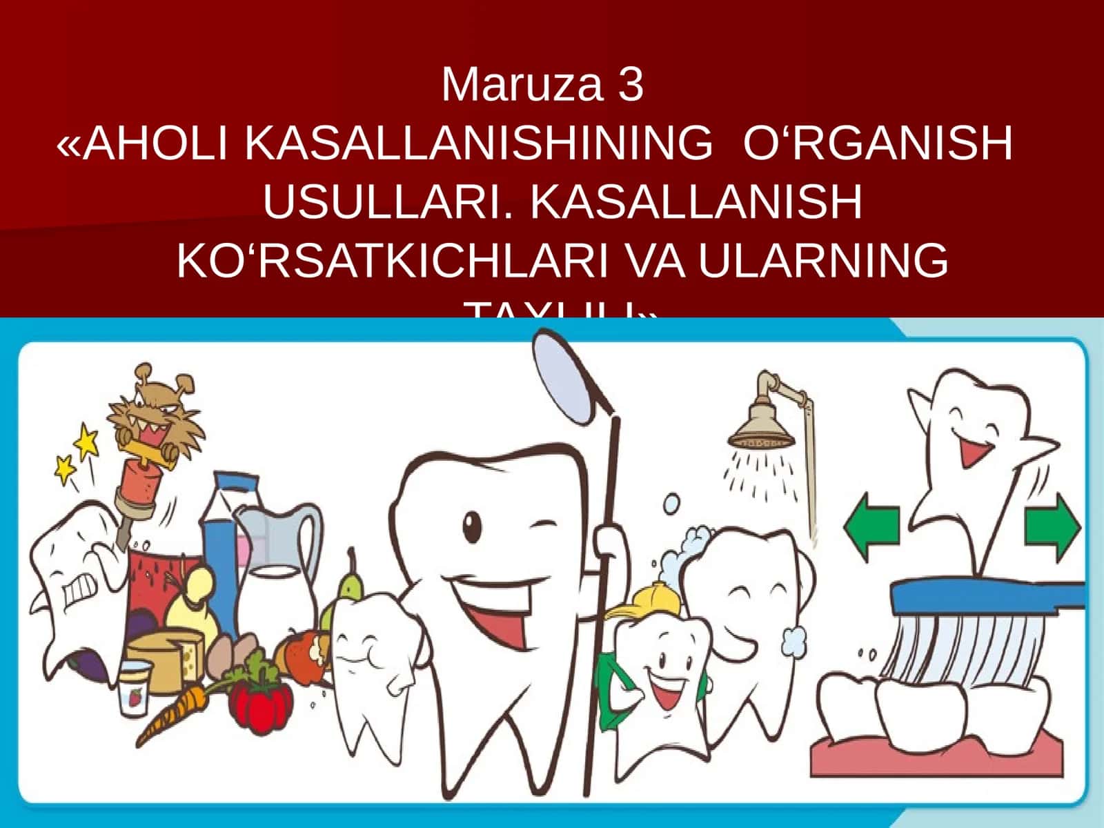 AHOLI KASALLANISHINING O‘RGANISH USULLARI. KASALLANISH KO‘RSATKICHLARI VA ULARNING TAXLILI 1