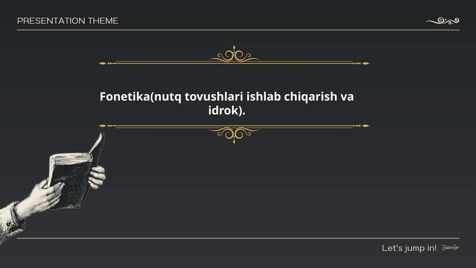 Fonetika (nutq tovushlari ishlab chiqarish va idrok) 1