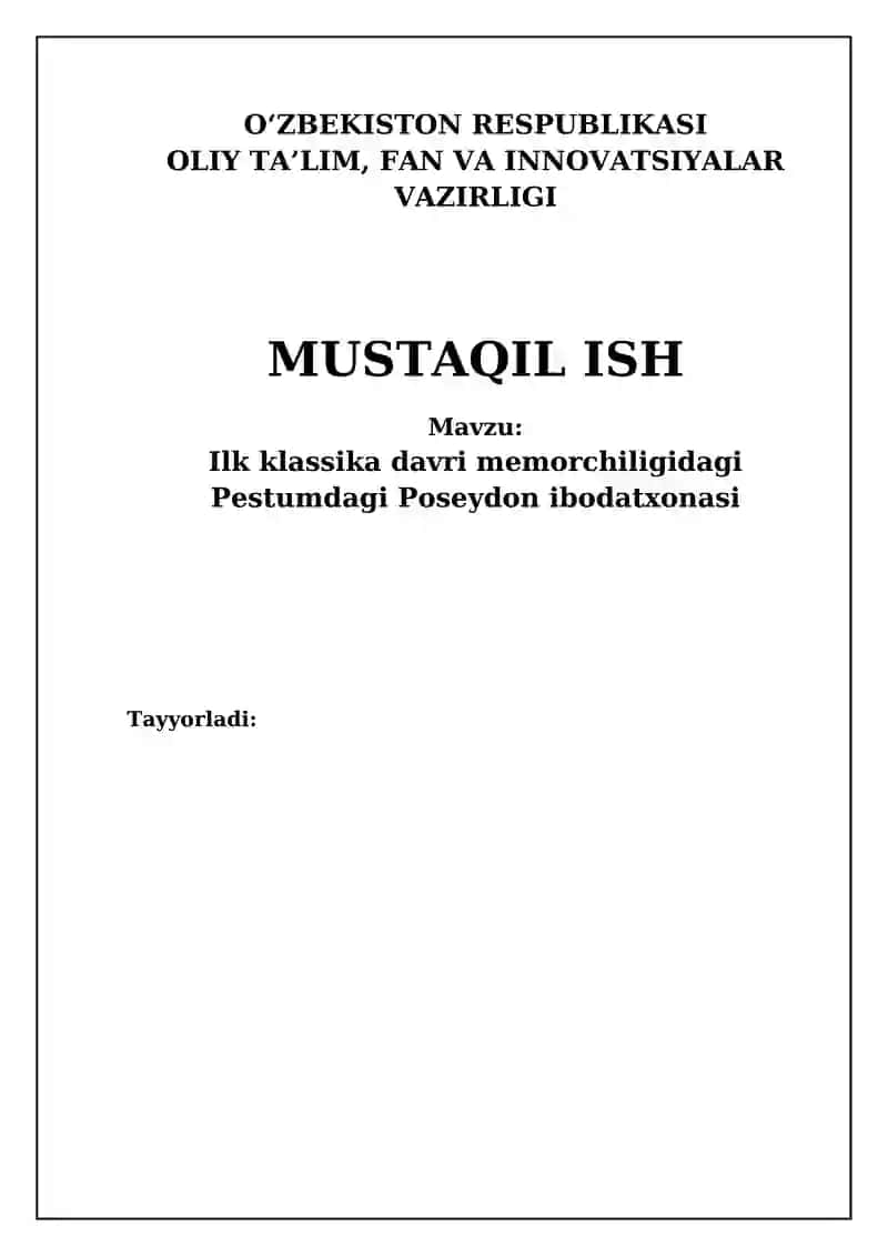 Paestumdagi Poseydon ibodatxonasi