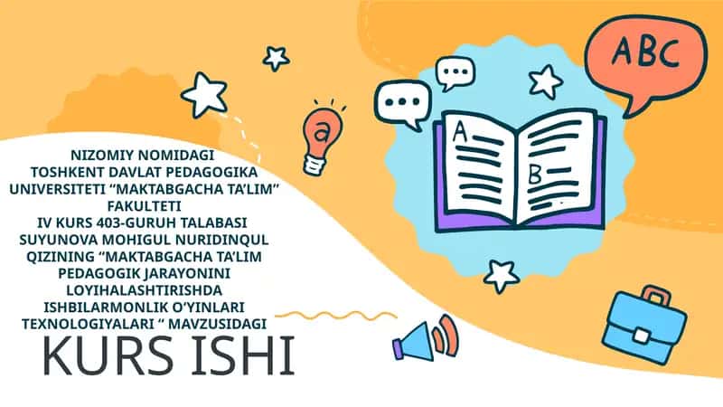 "MAKTABGACHA TA’LIM PEDAGOGIK JARAYONINI LOYIHALASHTIRISHDA ISHBILARMONLIK O‘YINLARI TEXNOLOGIYALARI" 1