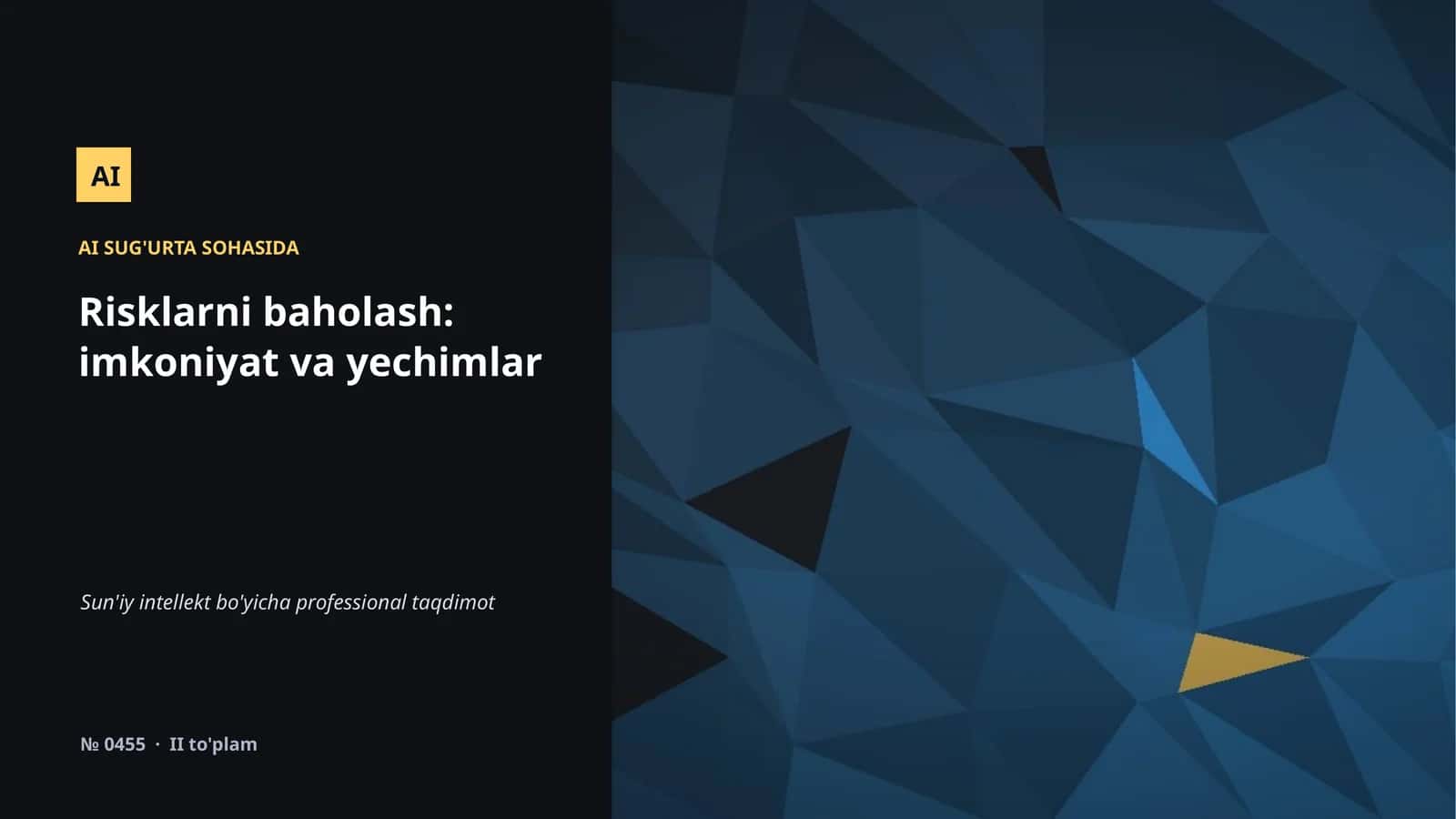 AI SUG'URTA SOHASIDA 1
