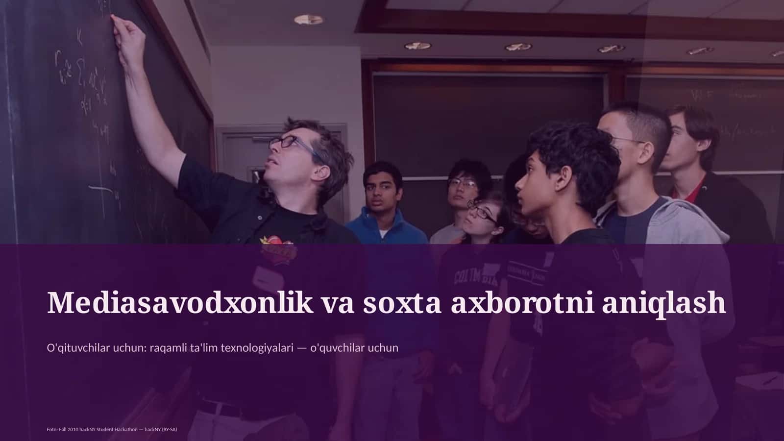 Mediasavodxonlik va soxta axborotni aniqlash 1