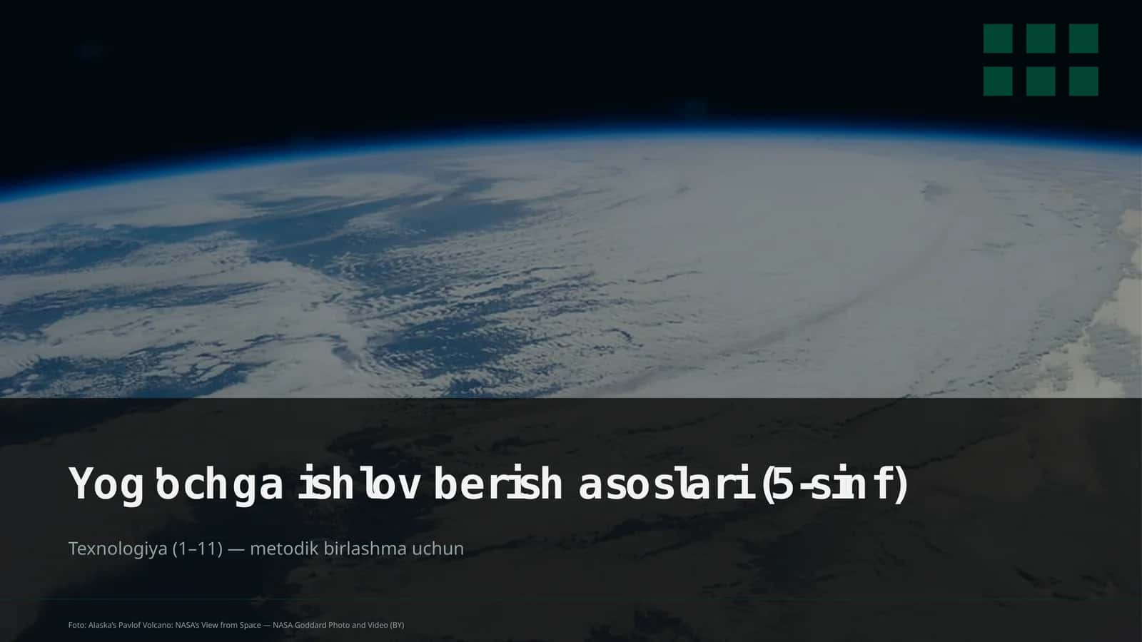 Yog'ochga ishlov berish asoslari (5-sinf) 1