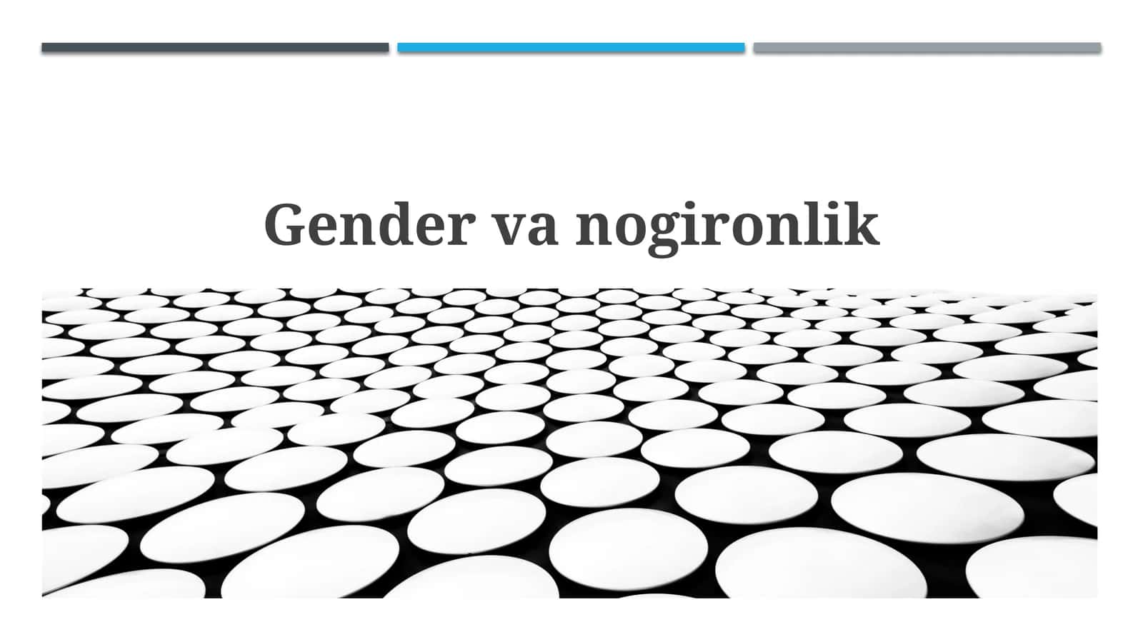 Gender va nogironlik 1