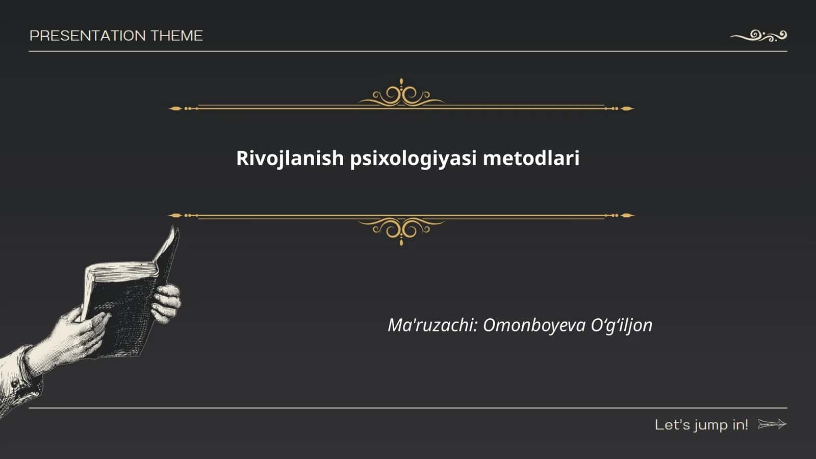 Bolalar psixologiyasida kuzatish usuli 1