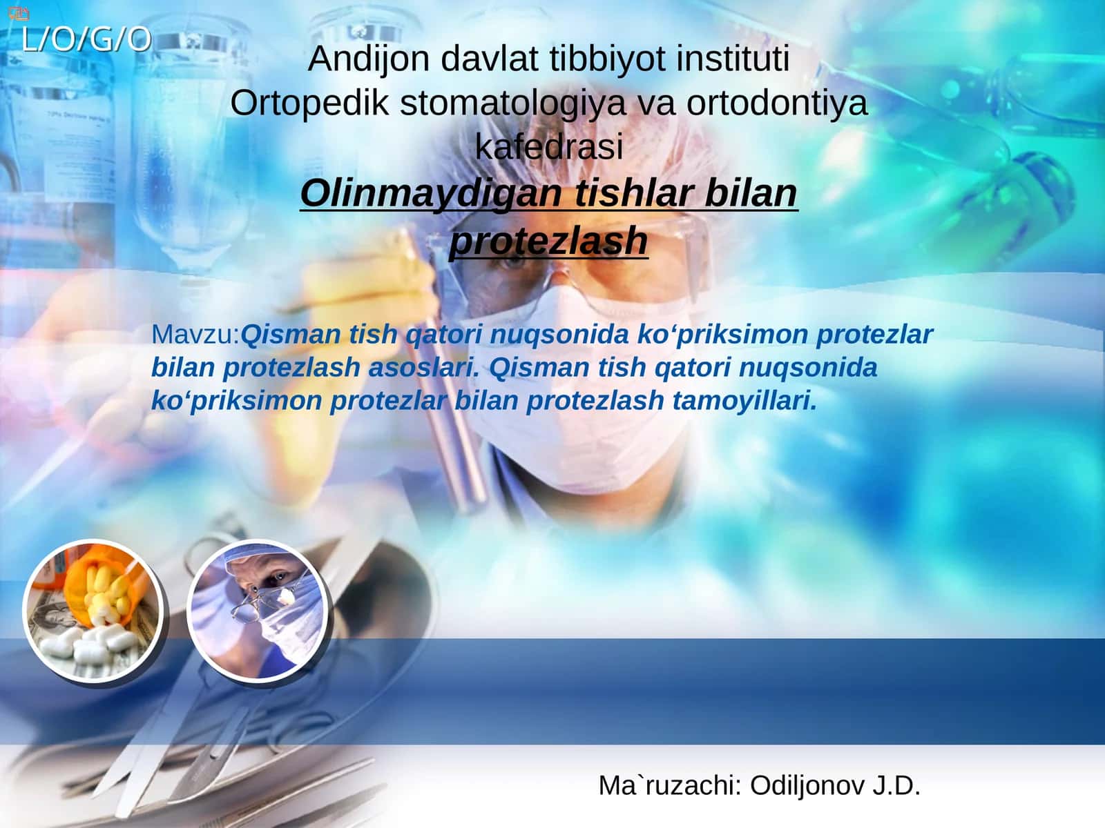 Qisman tish qatori nuqsonida ko‘priksimon protezlar bilan protezlash 1