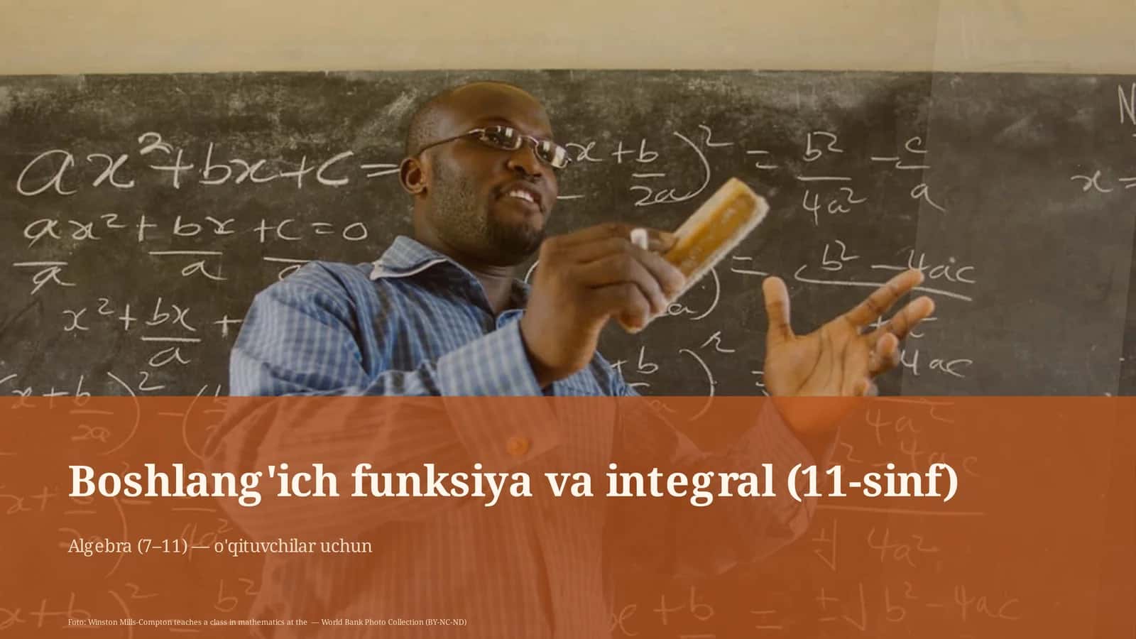 Boshlang'ich funksiya va integral (11-sinf) 1