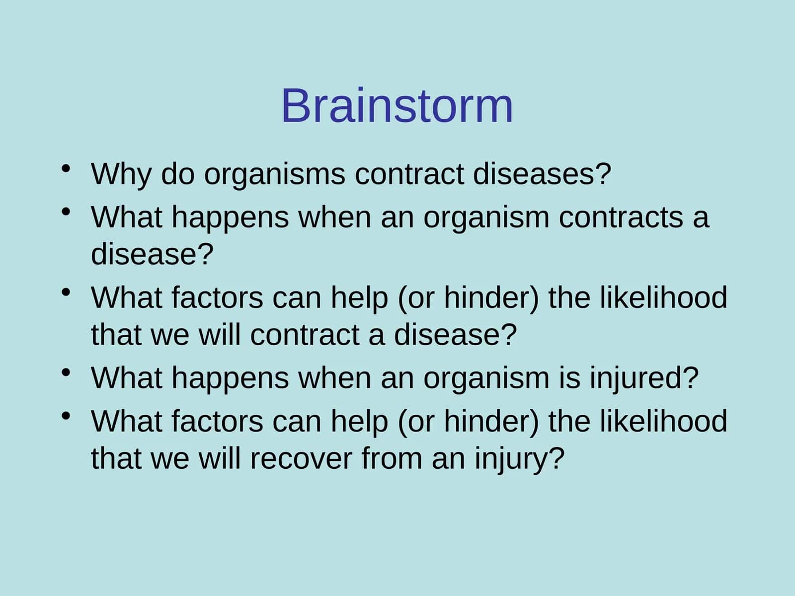 Brainstorm 1
