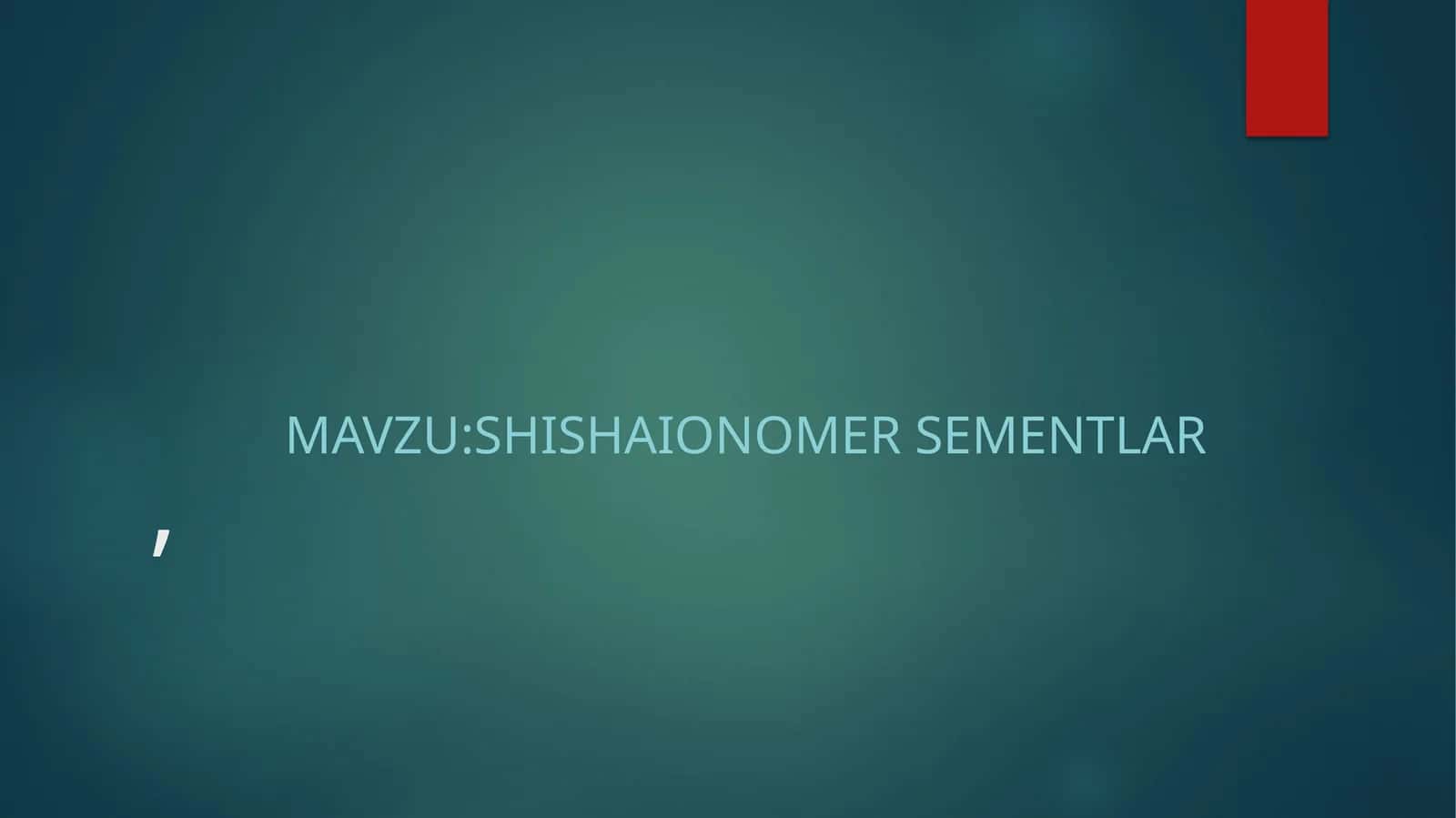 Shisha ionomer sementlar 1