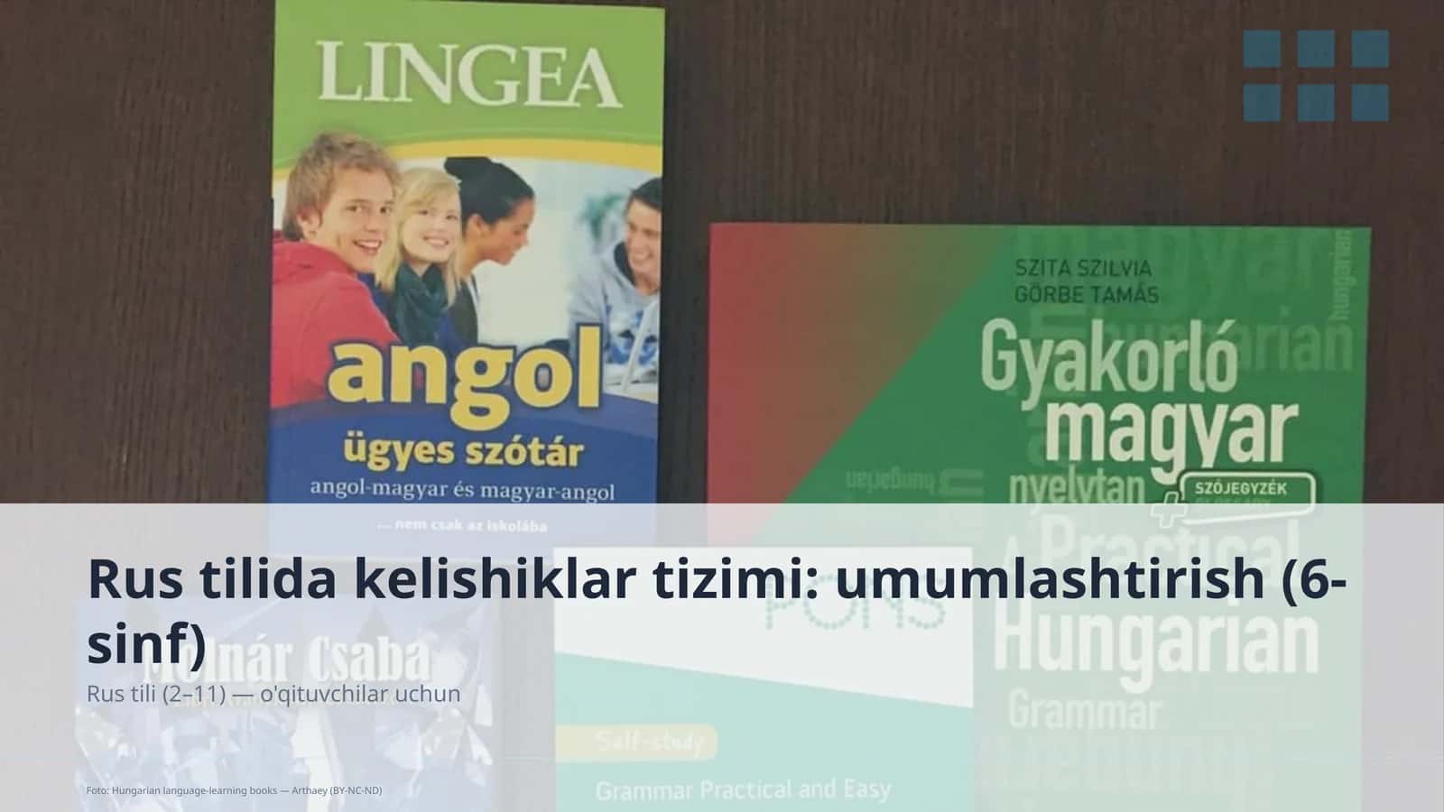 Rus tilida kelishiklar tizimi: umumlashtirish (6-sinf) 1