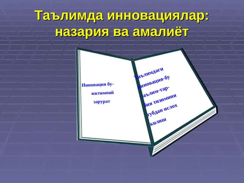 Таълимда инновациялар: назария ва амалиёт 1