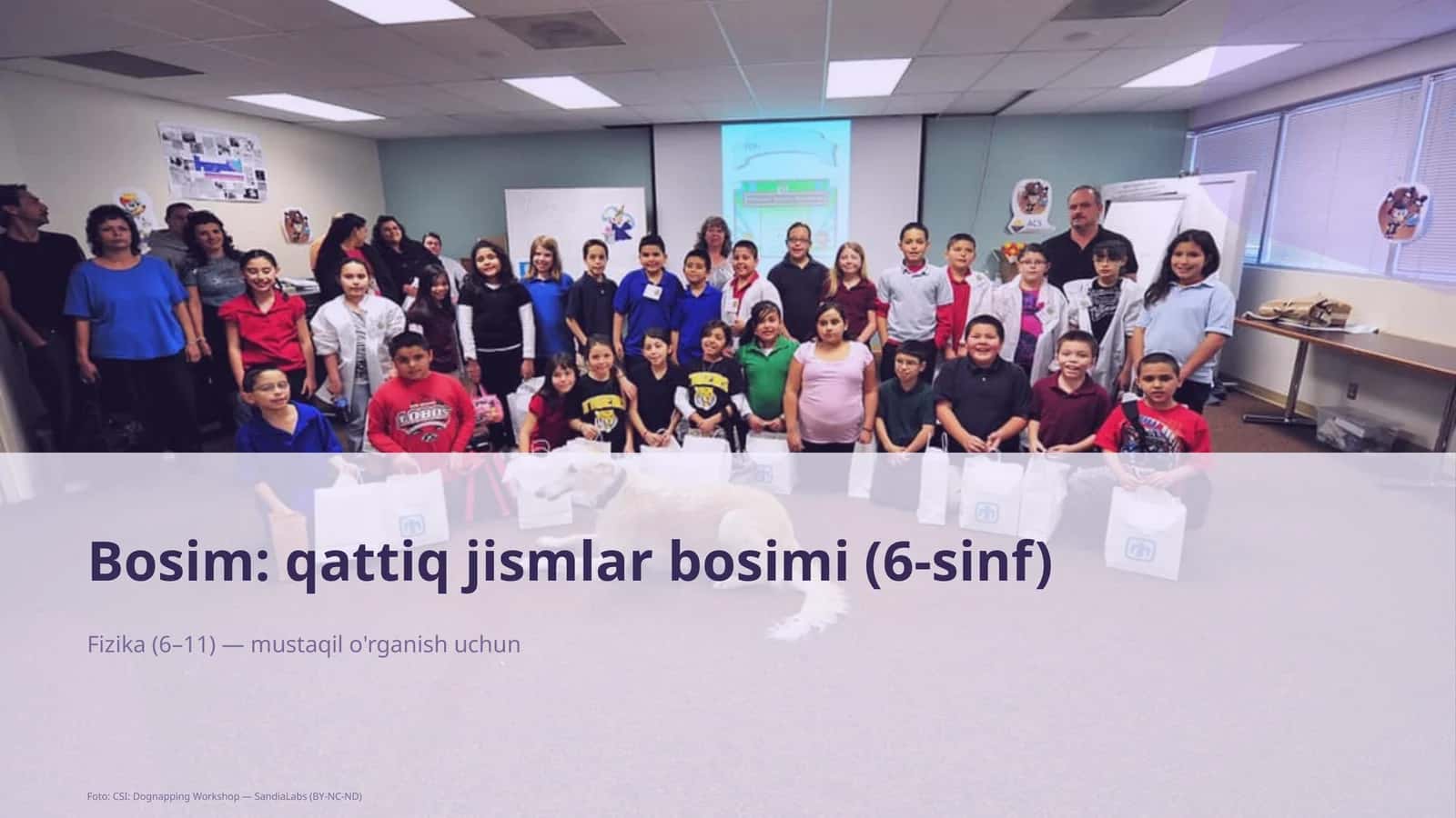 Bosim: qattiq jismlar bosimi (6-sinf) 1