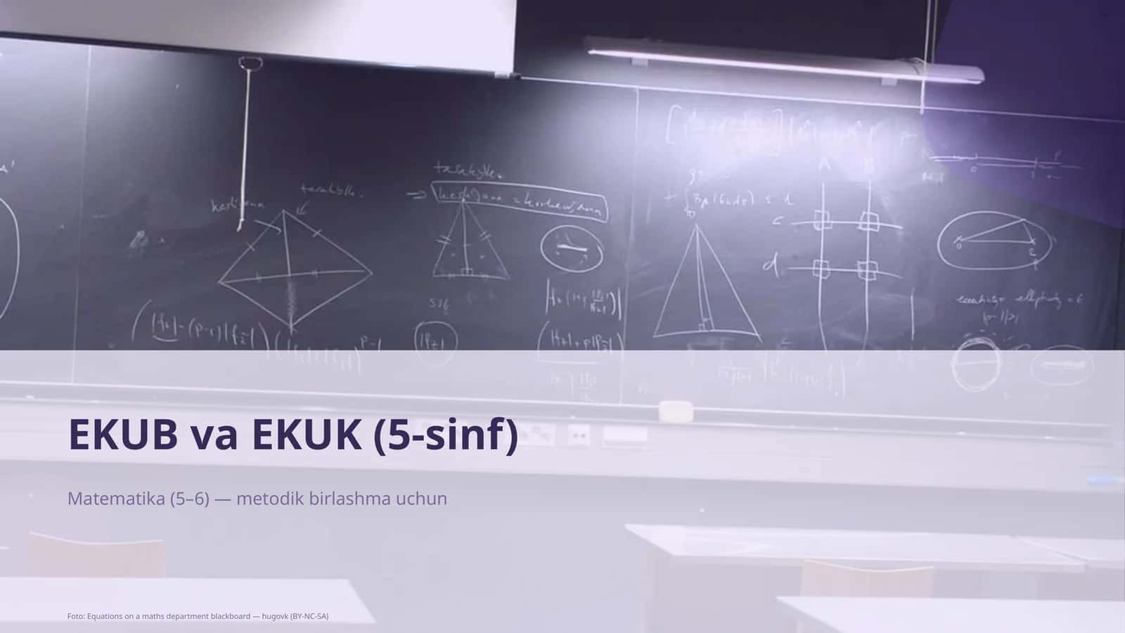 EKUB va EKUK (5-sinf) 1