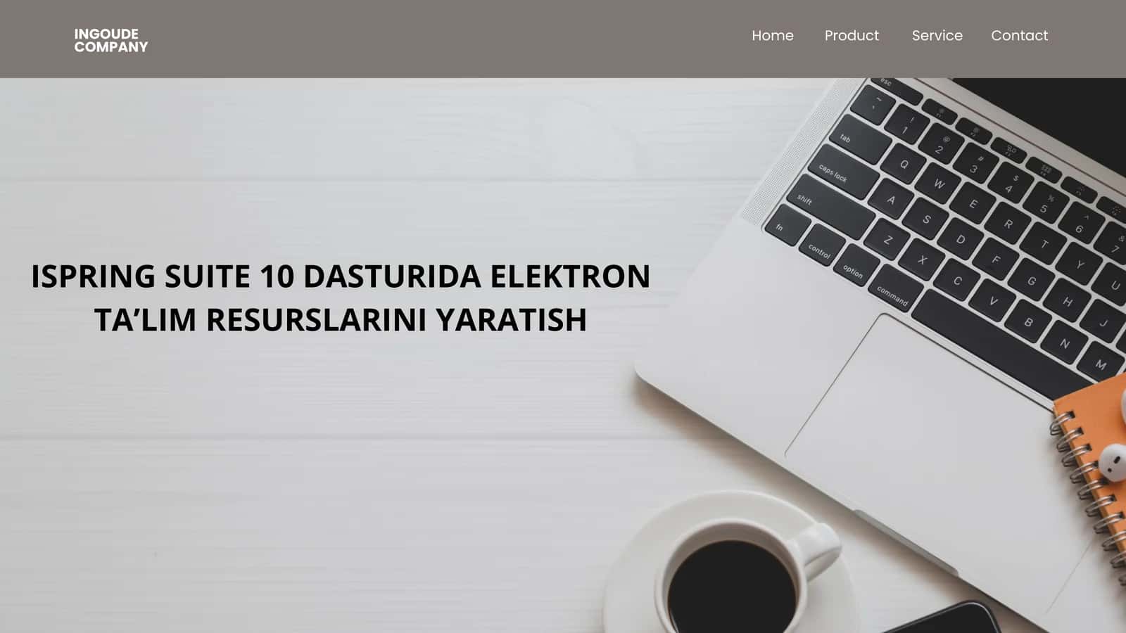 ISPRING SUITE 10 DASTURIDA ELEKTRON TA’LIM RESURSLARINI YARATISH 1