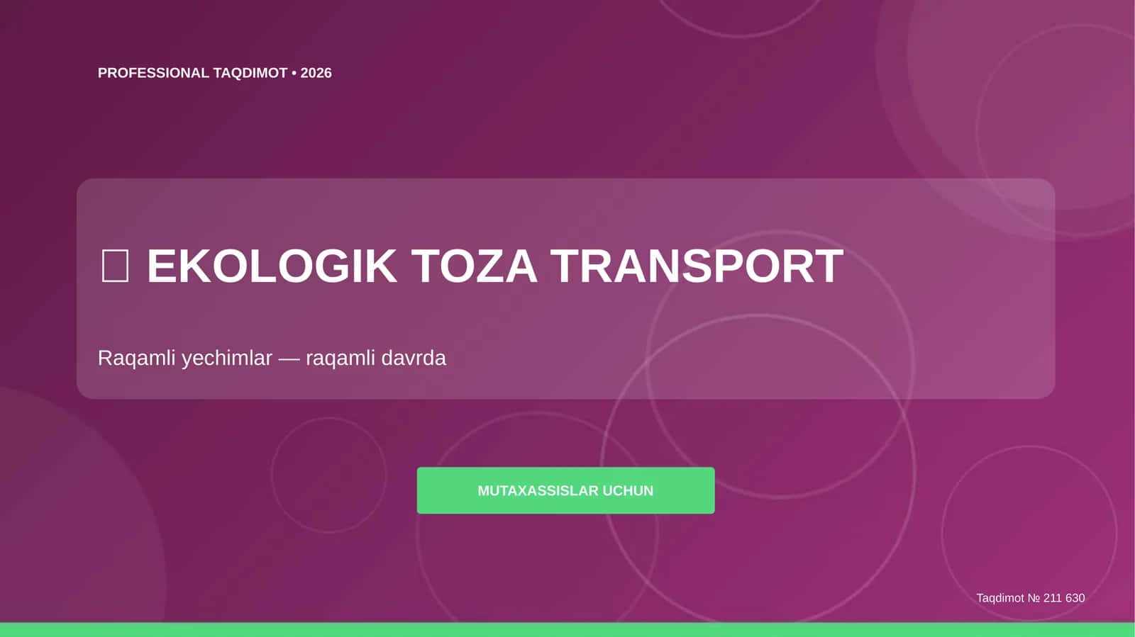 EKOLOGIK TOZA TRANSPORT 1