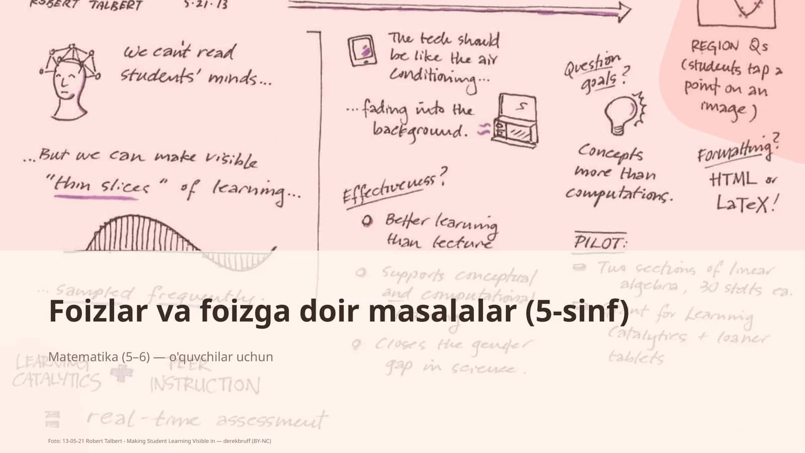 Foizlar va foizga doir masalalar (5-sinf) 1