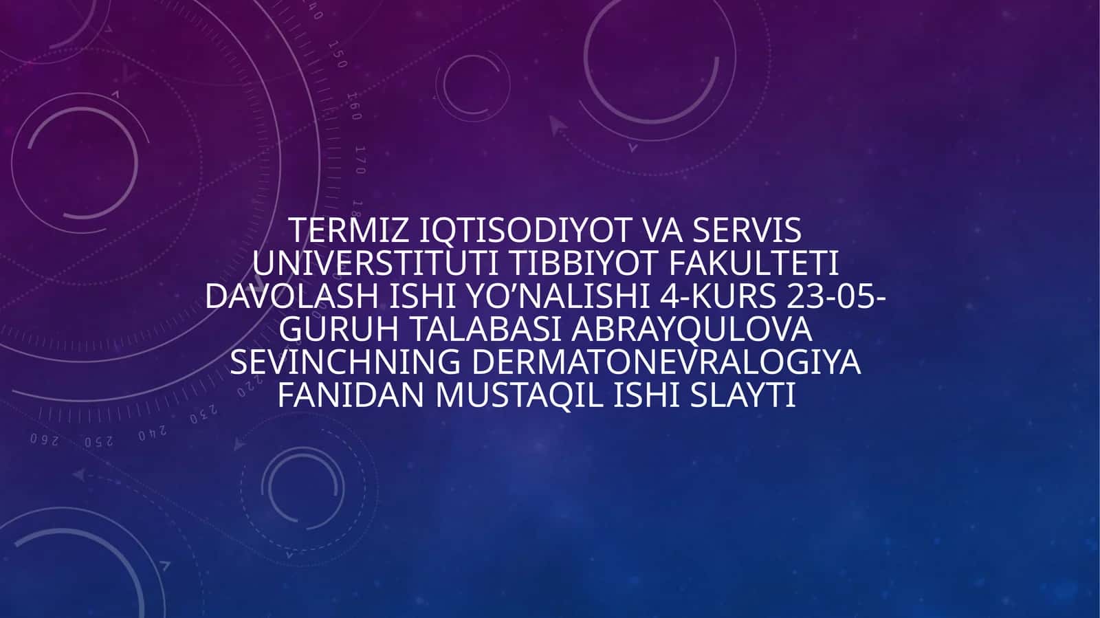 Dermatonevralogiya fanidan parapsoriaz, psoriaz va boshqa dermatozlarni davolash 1