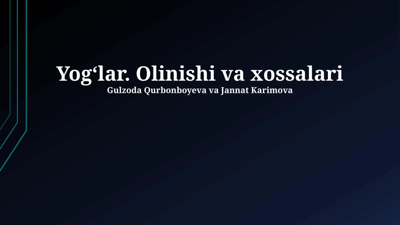 Neftning xossalari 1