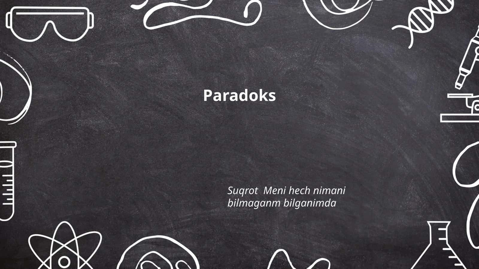Vaqt paradokslari 1