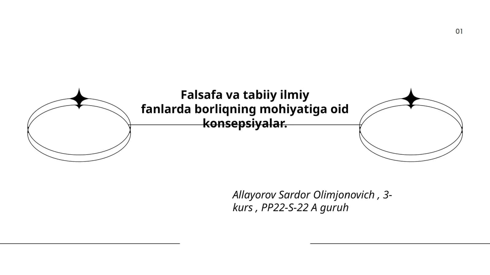 Falsafa va tabiiy ilmiy 1