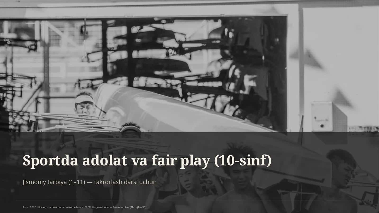 Sportda adolat va fair play (10-sinf) 1