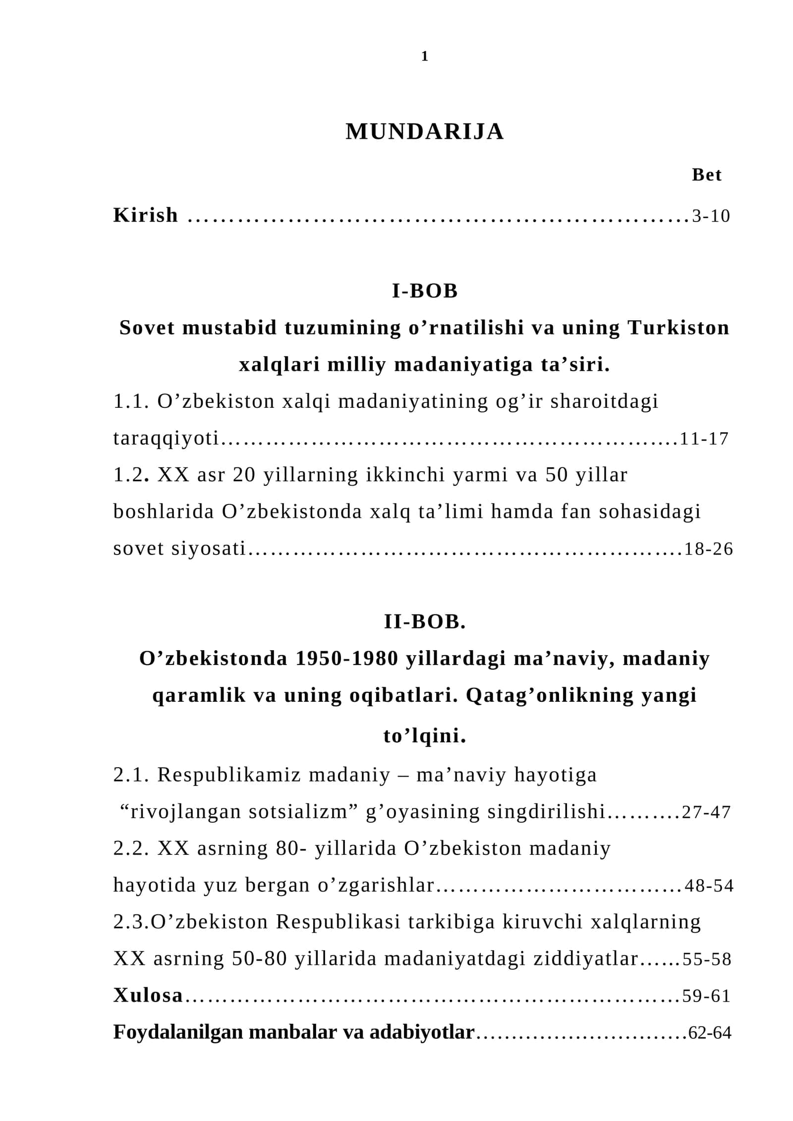 Sovet mustabid tuzumining o’rnatilishi va uning Turkiston xalqlari milliy madaniyatiga ta’siri 1