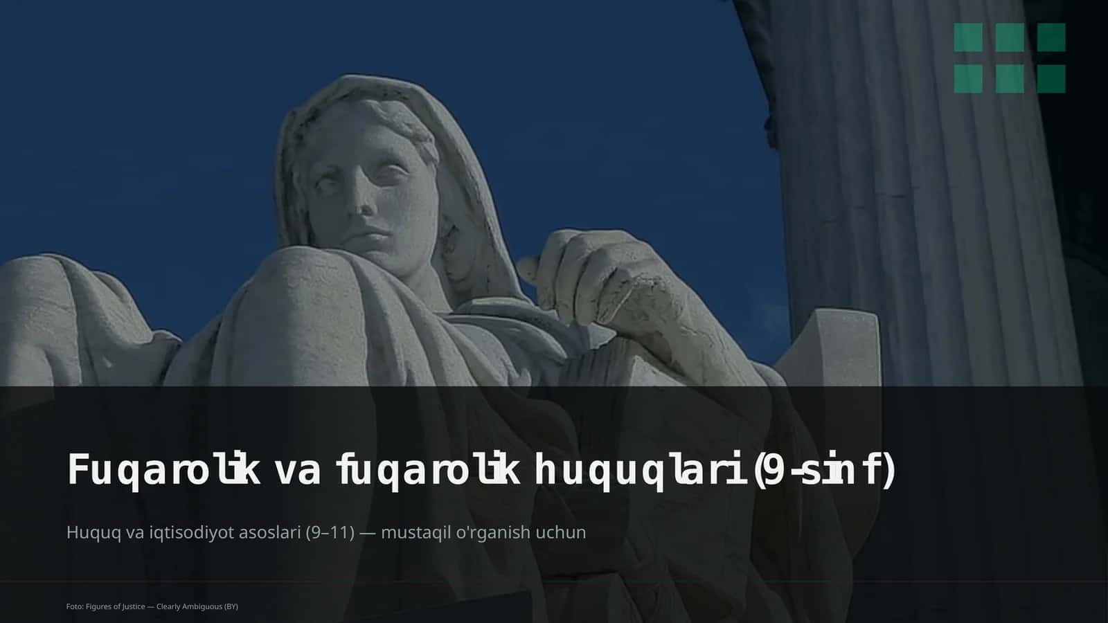 Huquq va iqtisodiyot asoslari (9–11) 1