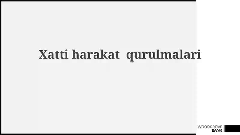 Harakat qurilmalari 1