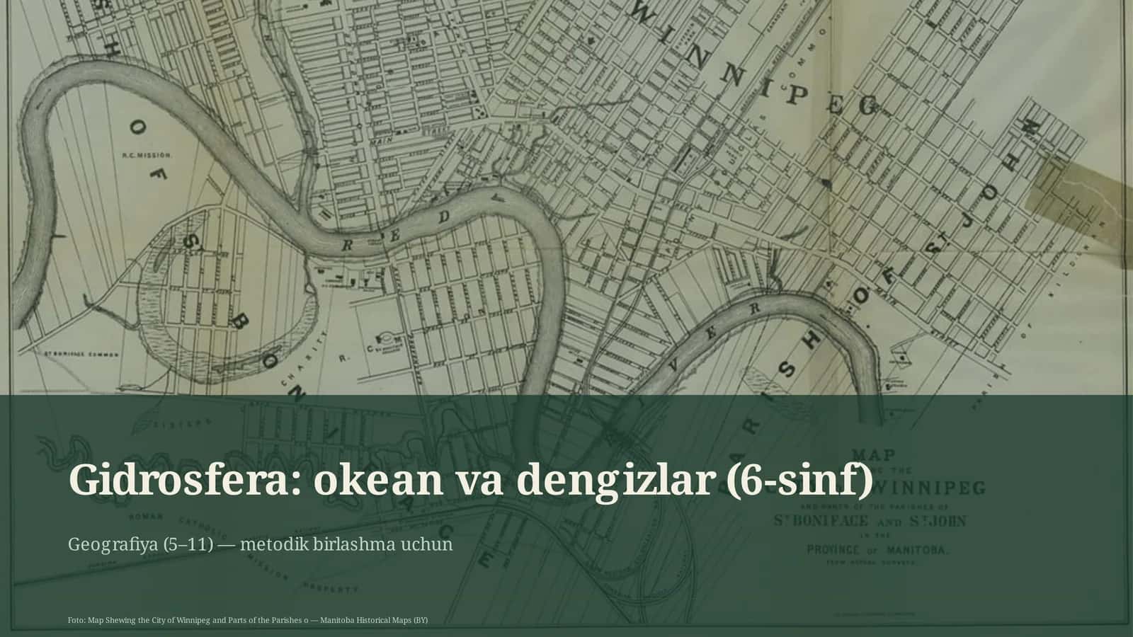 Gidrosfera: okean va dengizlar (6-sinf) 1